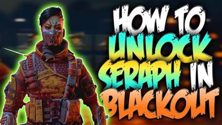 
Black Ops 4 How to Unlock Seraph in Blackout