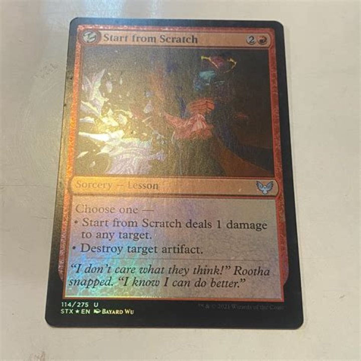 Start from Scratch | Strixhaven: School of Mages